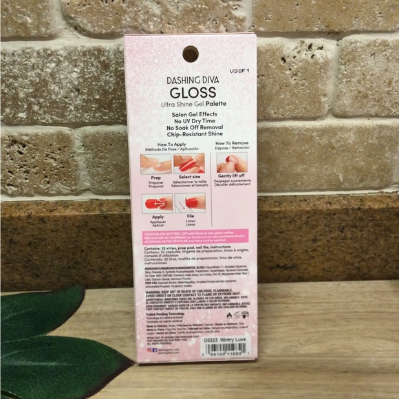 3/$30 - BNIP Dashing Diva Nail Wraps - Wintry Luxe - Picture 2 of 3